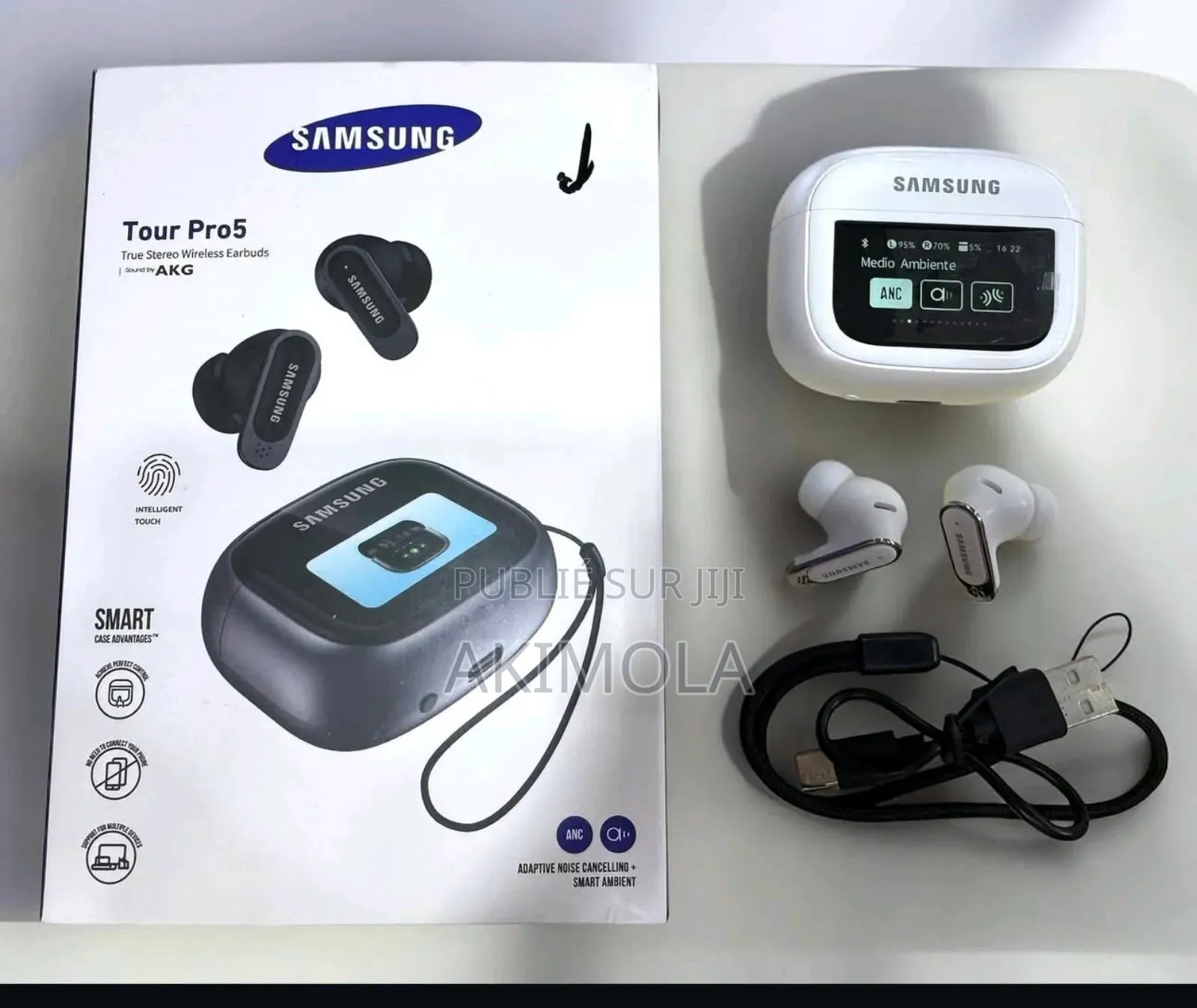 Écouteurs Samsung Tour Pro 5 – Son Premium, Confort