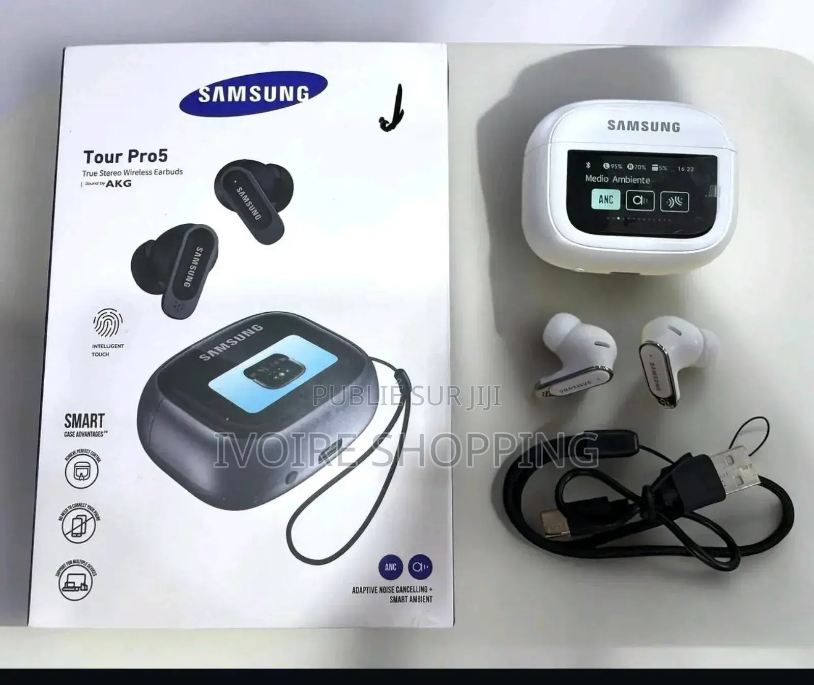 Écouteurs Samsung Tour Pro 5 – Son Premium, Confort