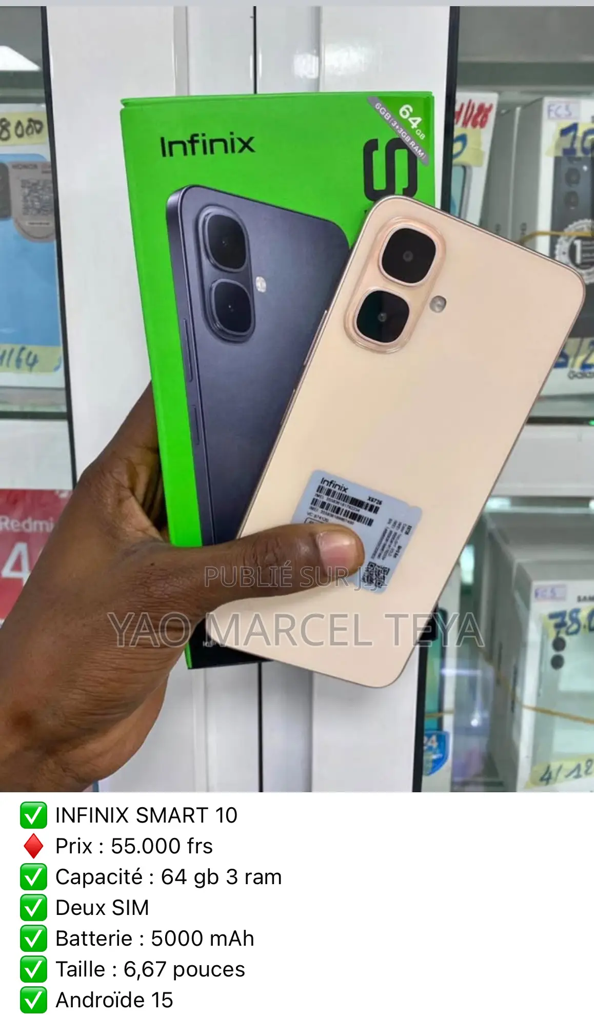 New Infinix Smart 10 128 GB Autre