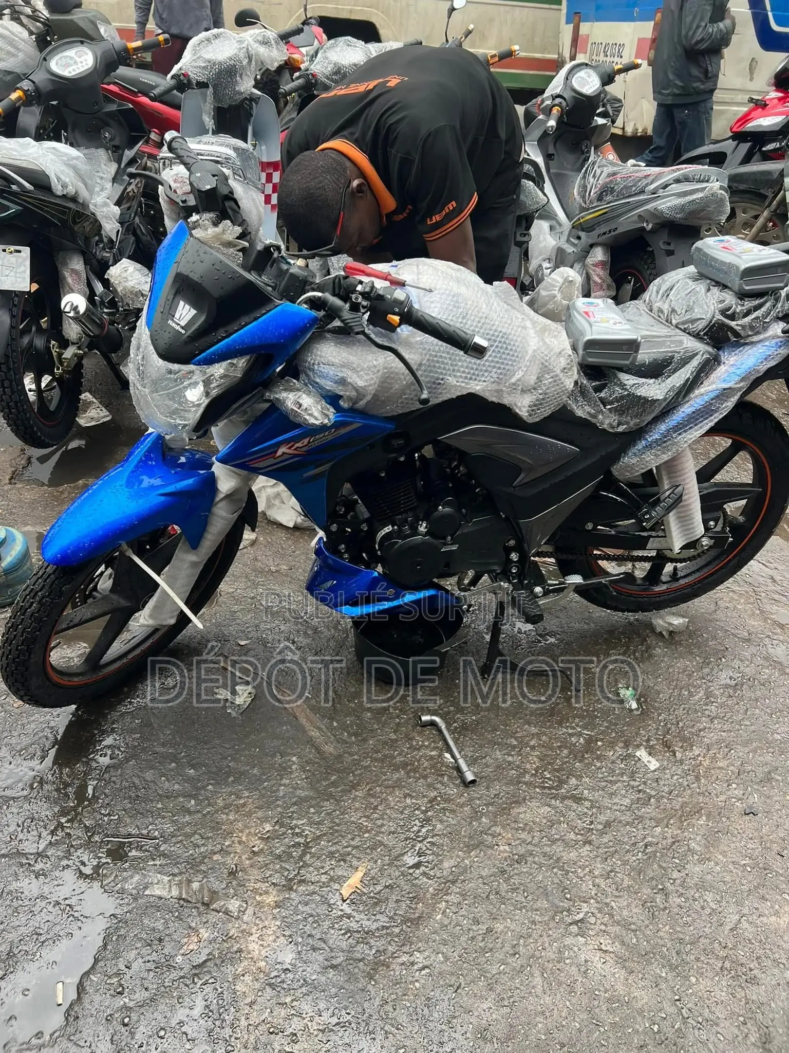 Neuf Haojue KA150 2024 Bleu