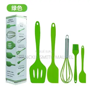 Photo -  5000 F Ensemble De 5 Ustensiles De Cuisson en Silicone