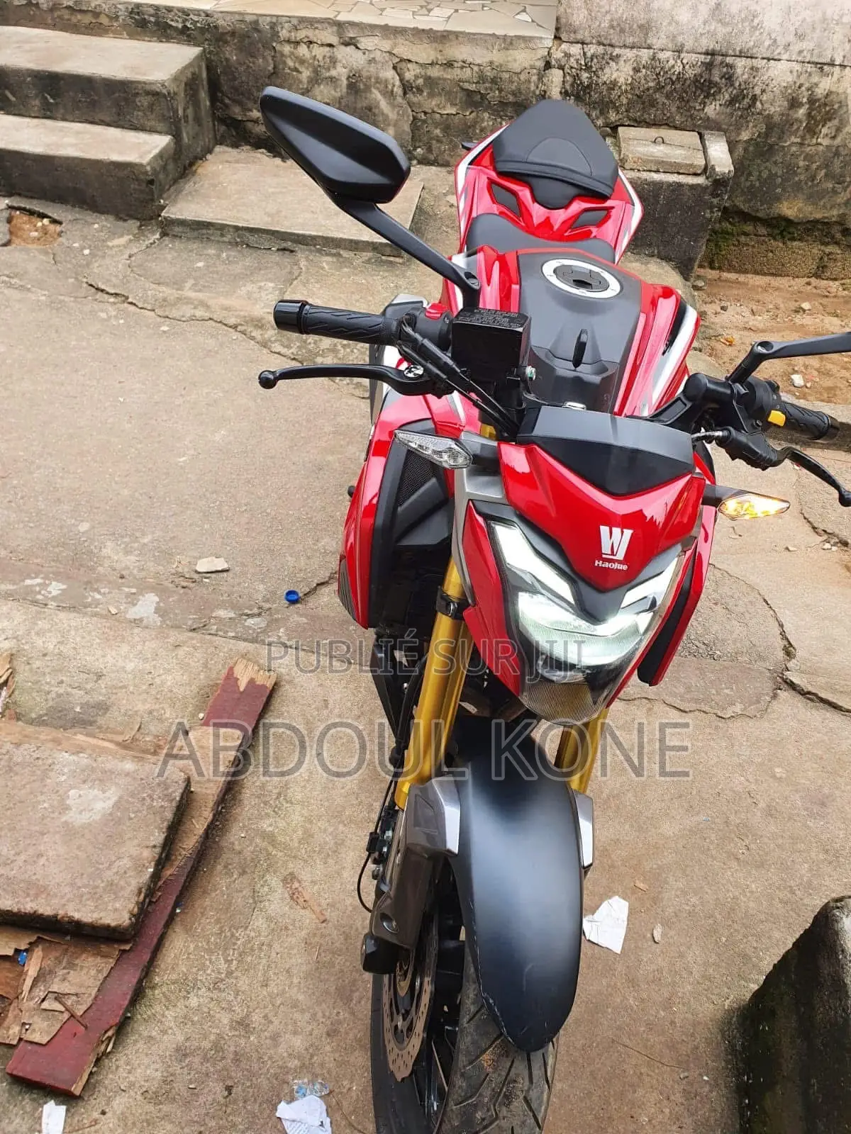 Neuf Haojue DR300 2024 Rouge