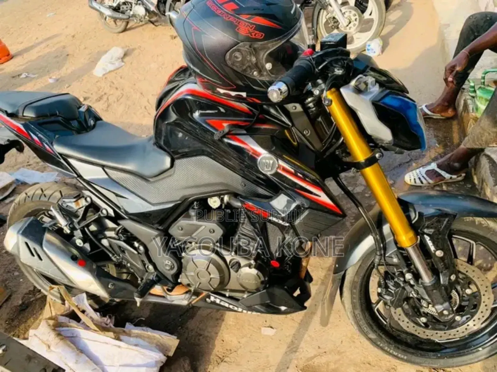 Neuf Haojue DR300 2024 Noir