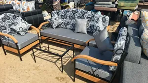 Ensemble De Fauteuil en Fer Forgé Solide Et Confortable