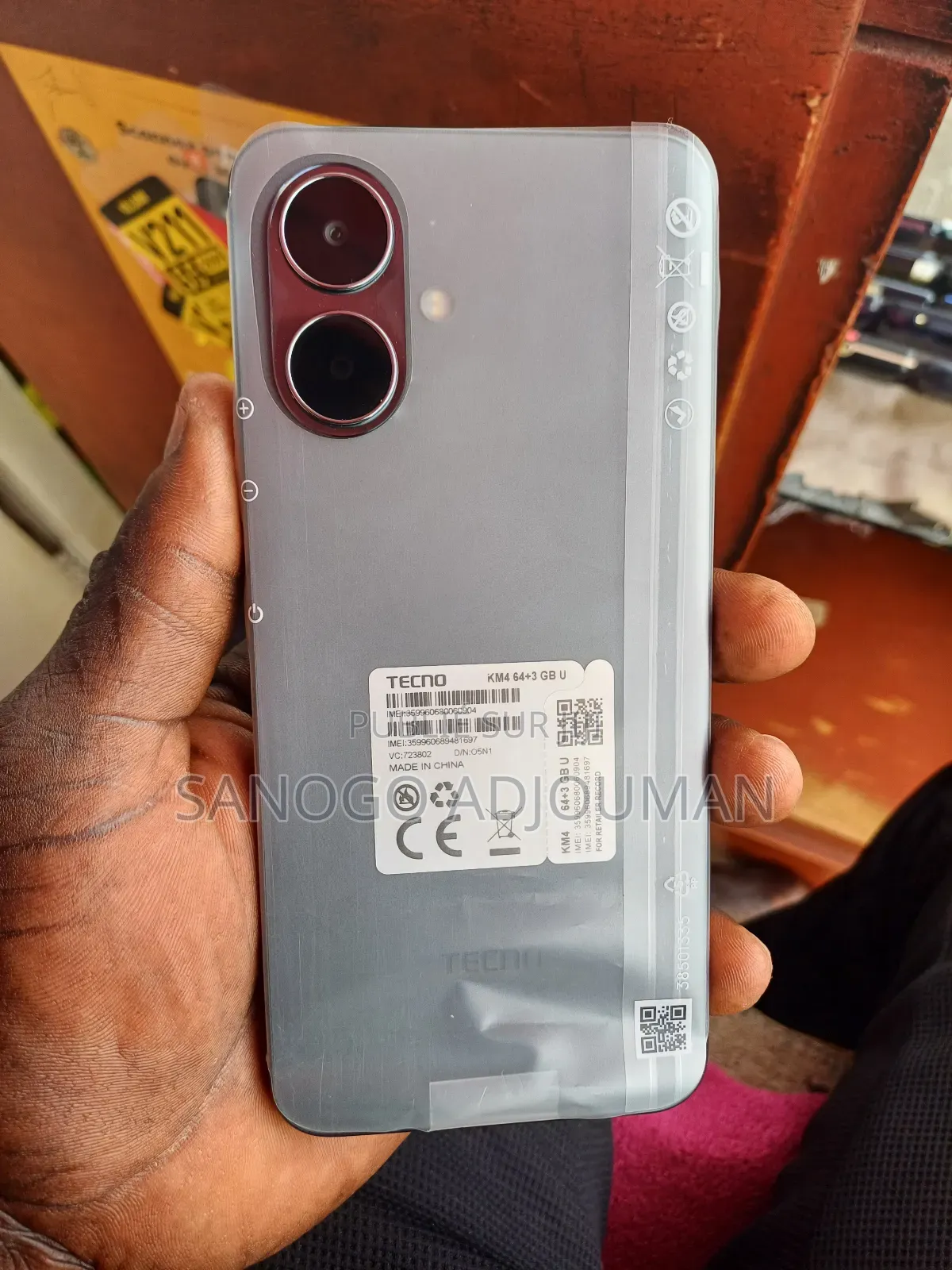 New Tecno Pop 10 64 GB Black