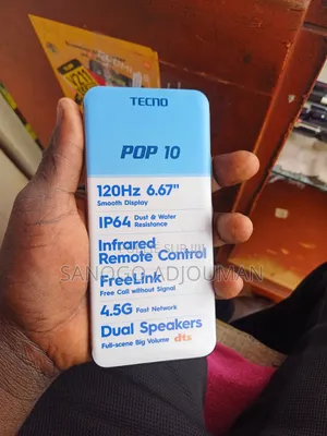 New Tecno Pop 10 64 GB Black
