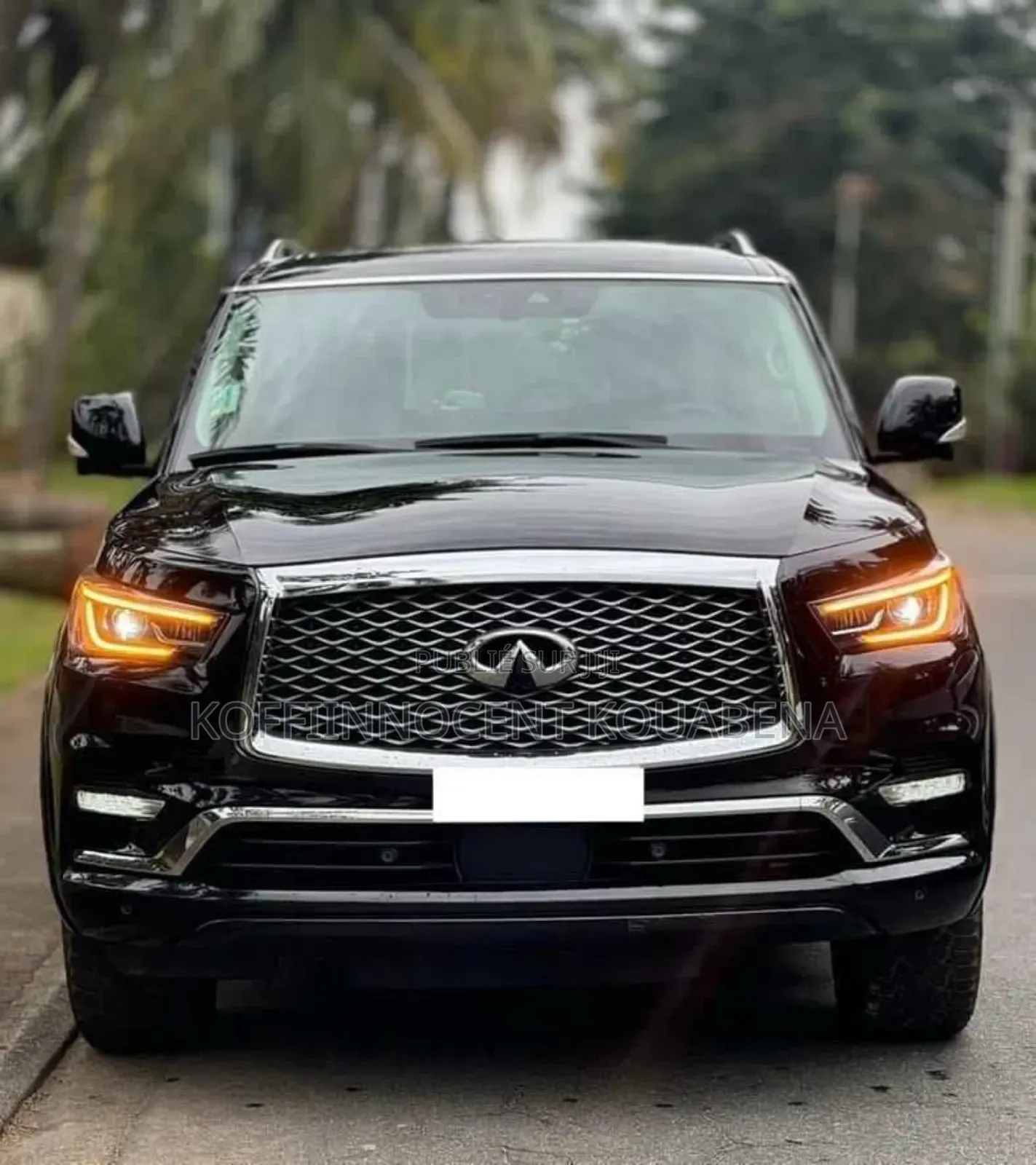 Infiniti QX80 Luxe 2021 Noir