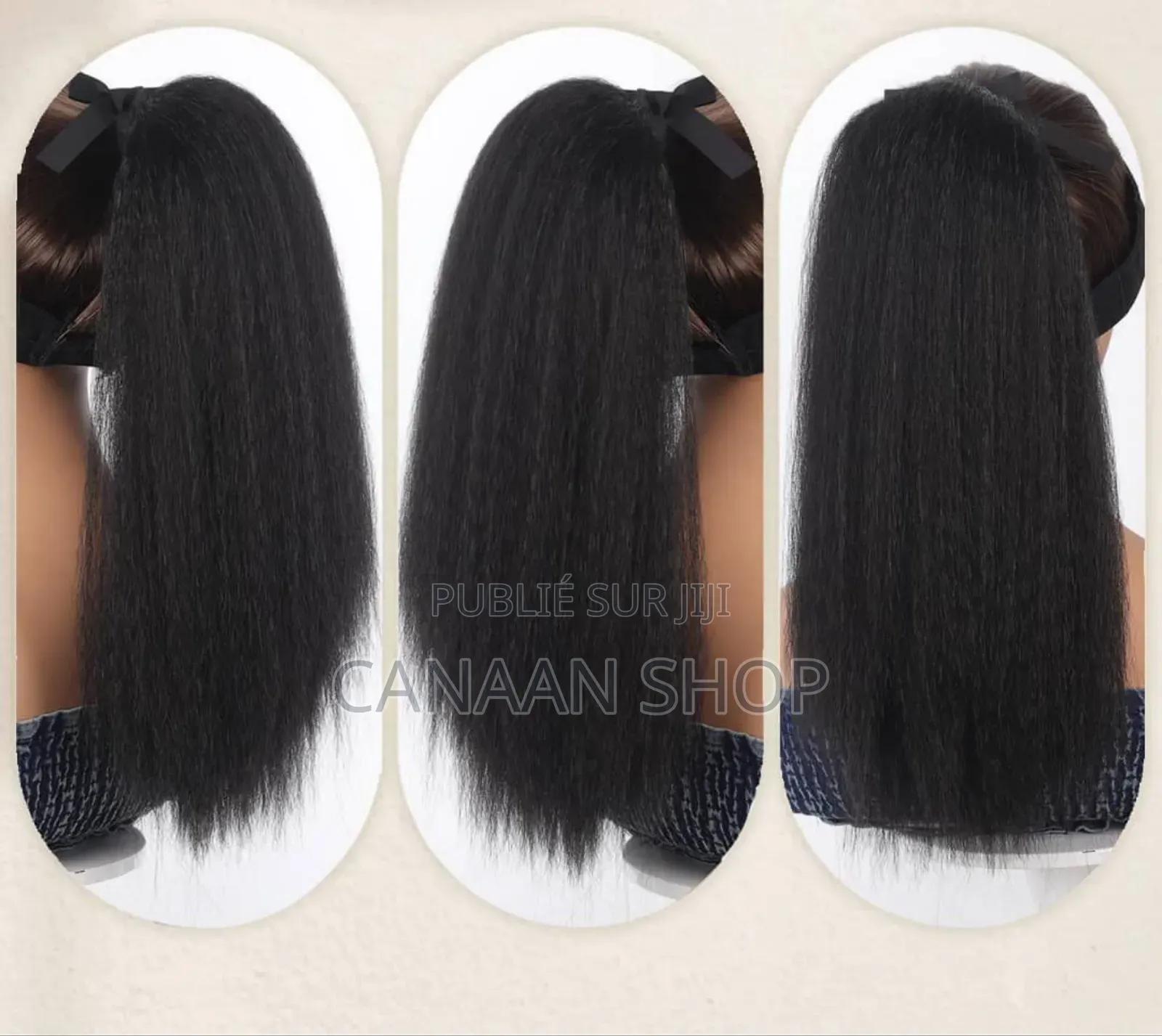 Postiche Kinky Straight Effet Effet Cheveux.