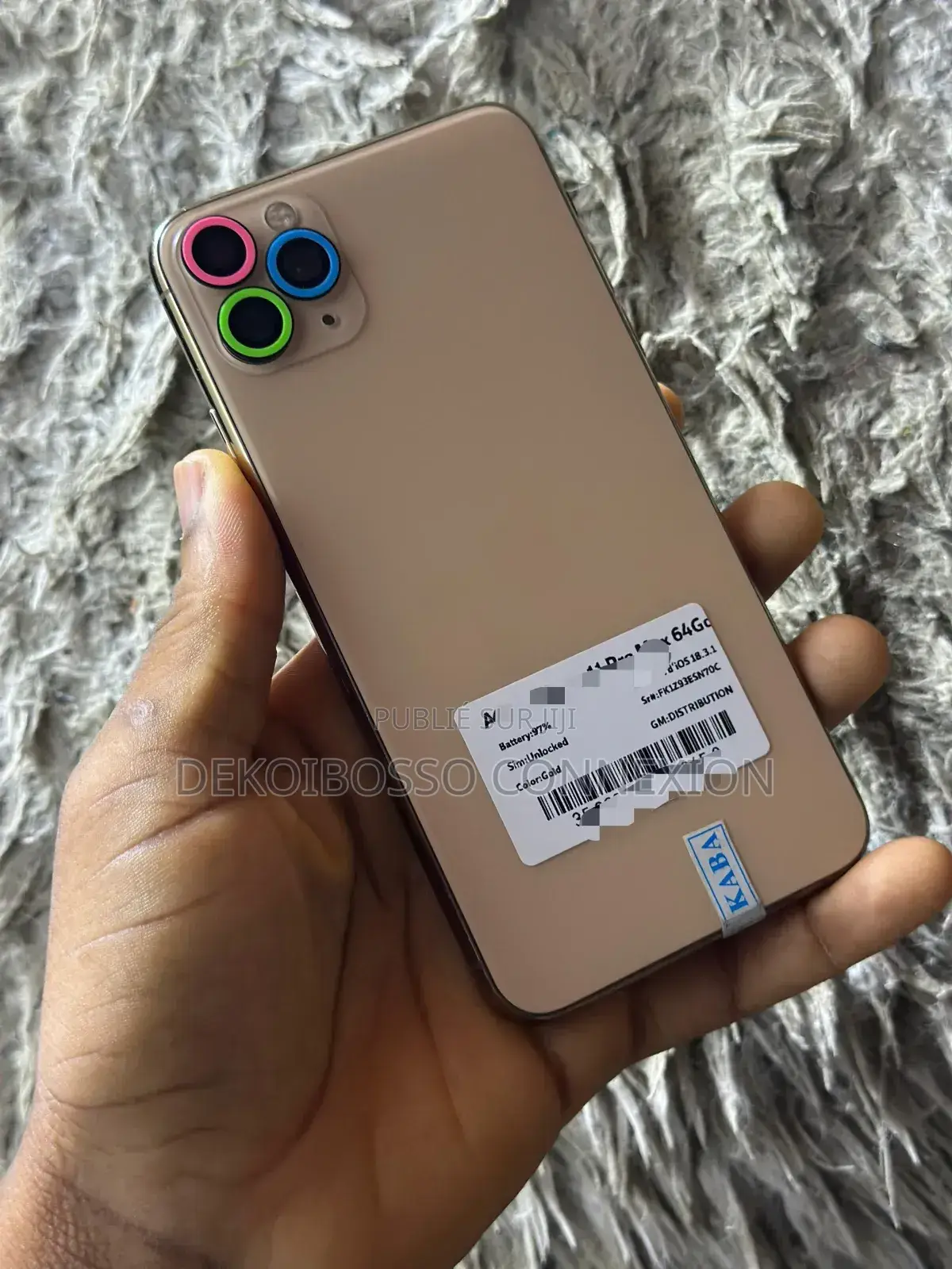 Pomme iPhone 11 Pro Max 64 GB Doré