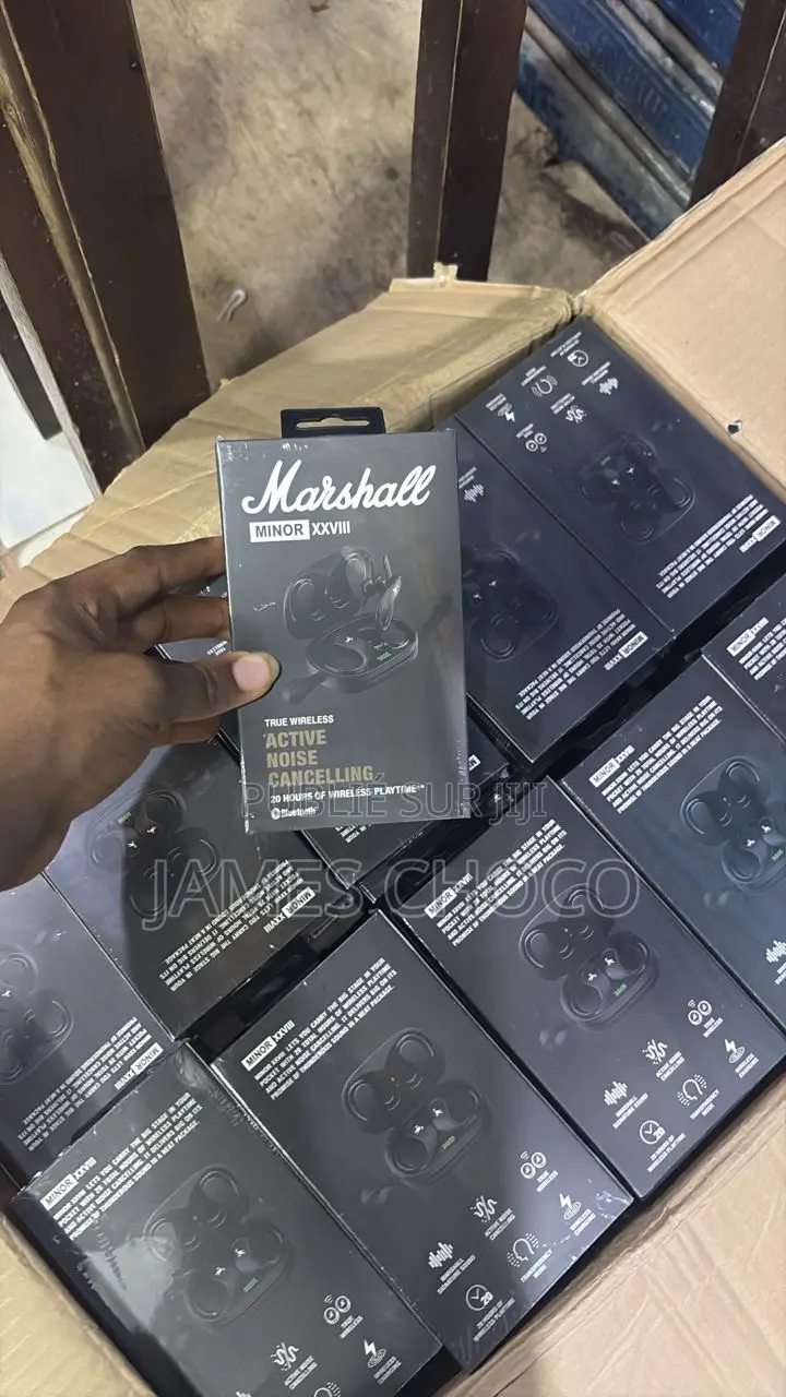Aaa Marshall Minor Earbuds Headphones Lp7. Anc