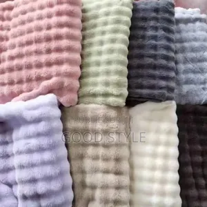 Photo - Tapis Moelleux en Fausse Fourrure De Lapin