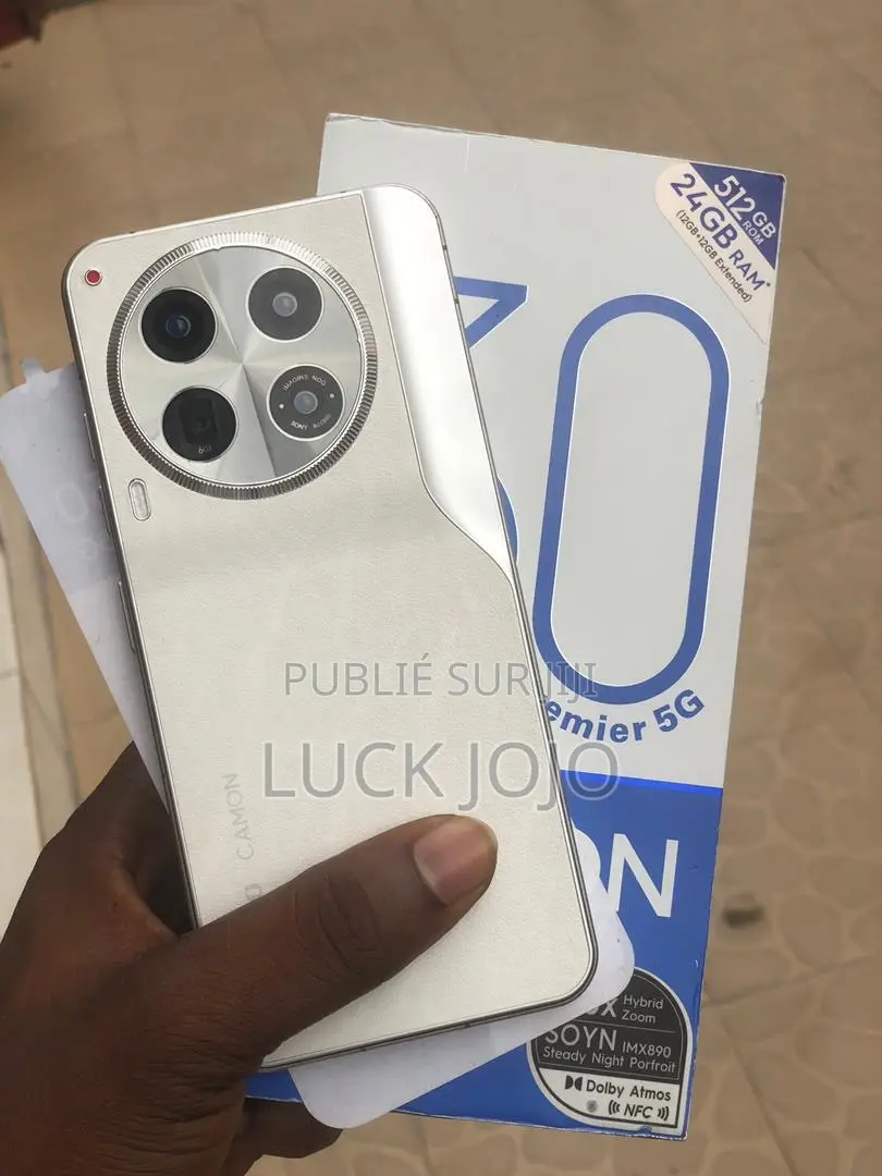 New Tecno Camon 30 Premier 512 GB Blanc