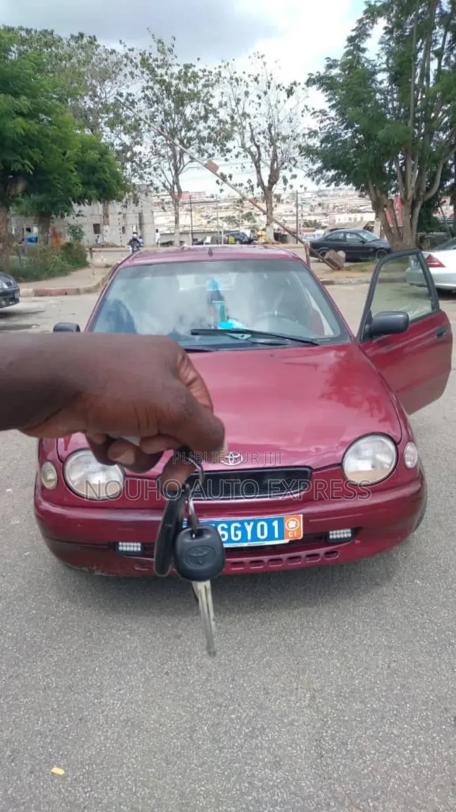 Toyota Corolla 2002 Rouge