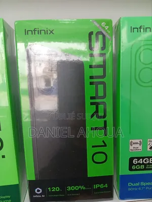 New Infinix Smart 10 128 GB Noir