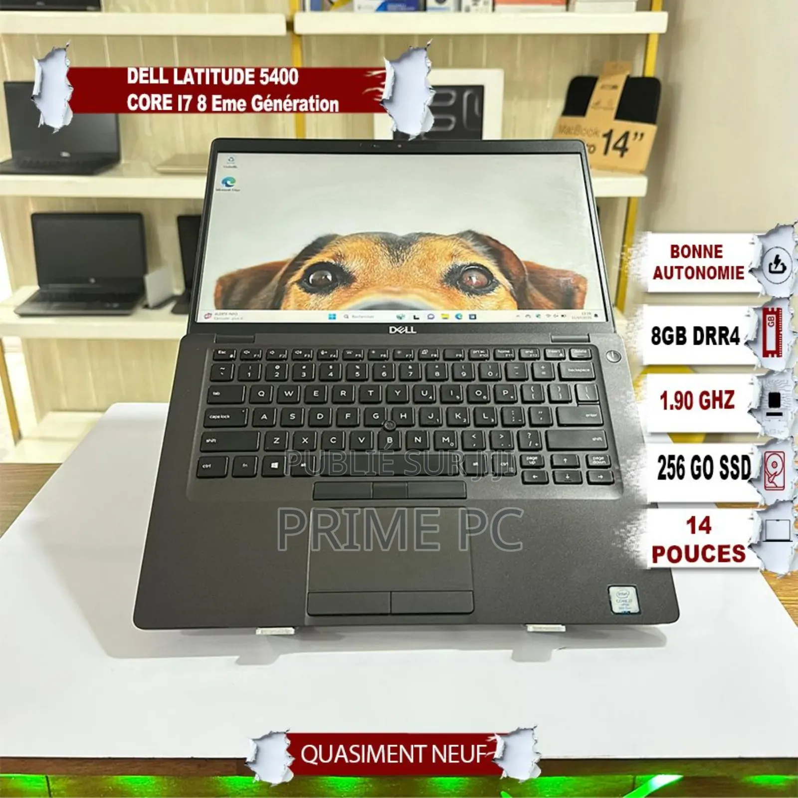 New Ordinateur Portable Dell Latitude 5400 8GB Intel Core I7 SSD 256GB