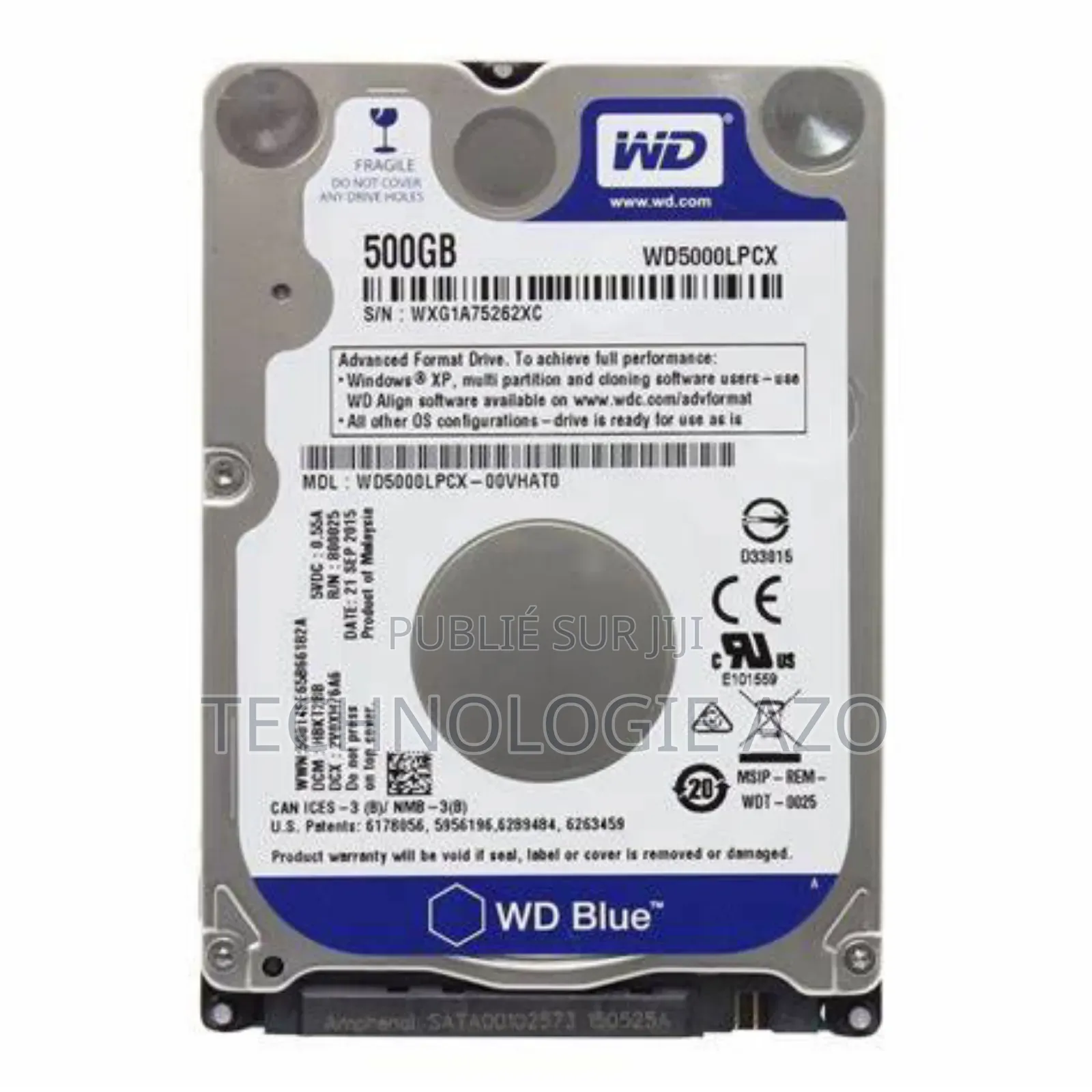 Disque Dur Interne HDD 500go 1to