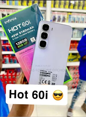 New Infinix Hot 60i 128 GB Gris
