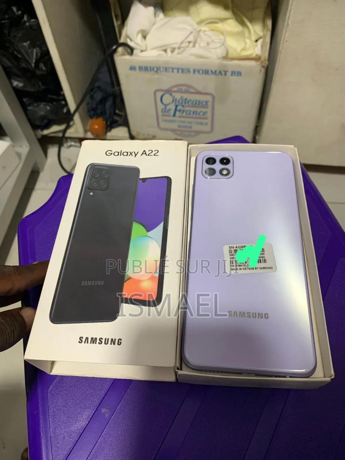 New Samsung Galaxy A22 5G 128 GB Bleu