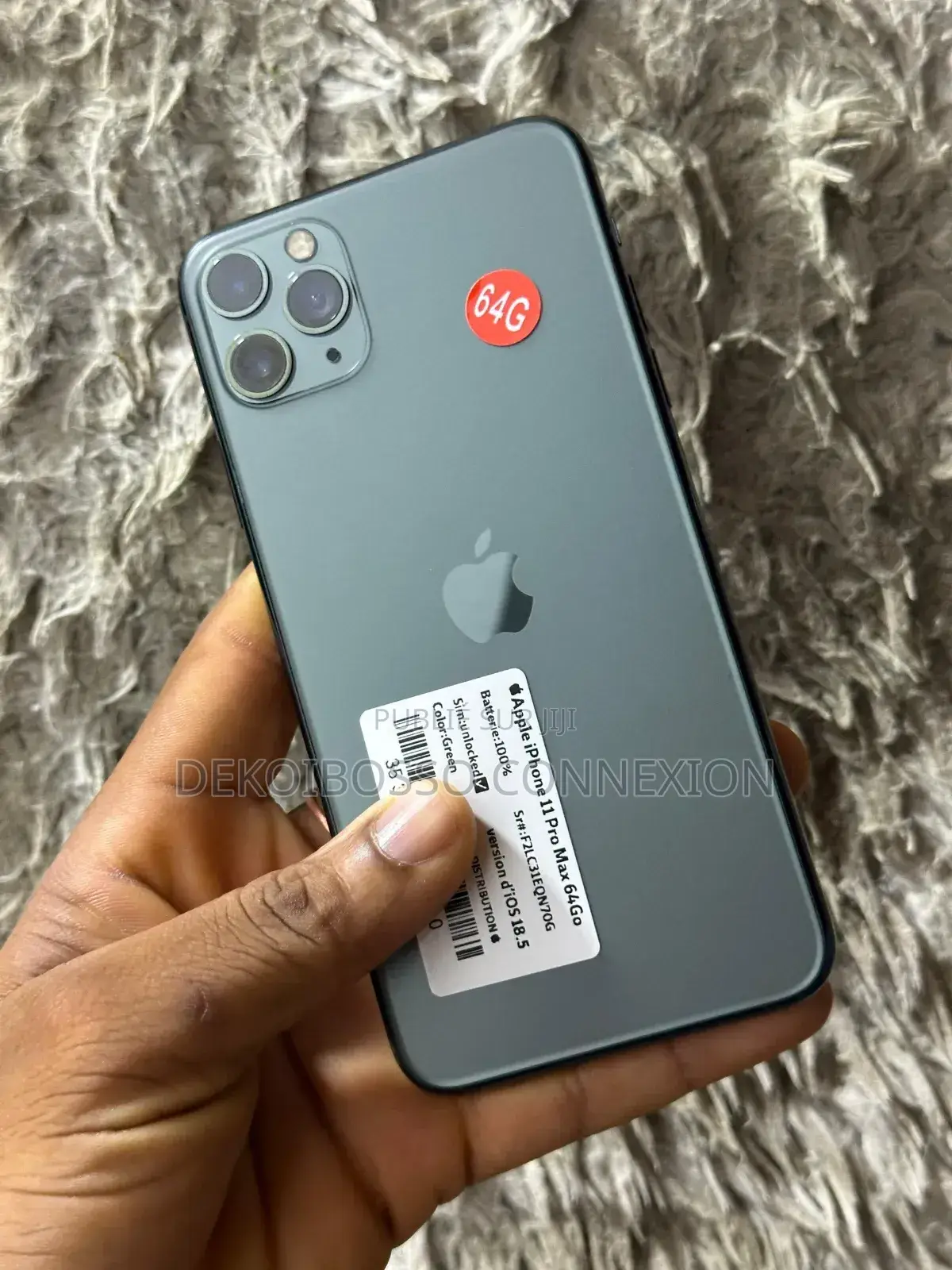 Pomme iPhone 11 Pro Max 64 GB Bleu