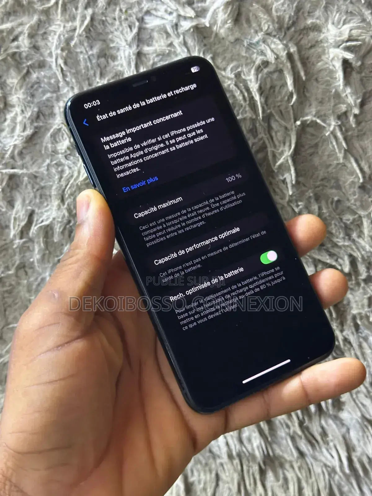 Pomme iPhone 11 Pro Max 64 GB Bleu