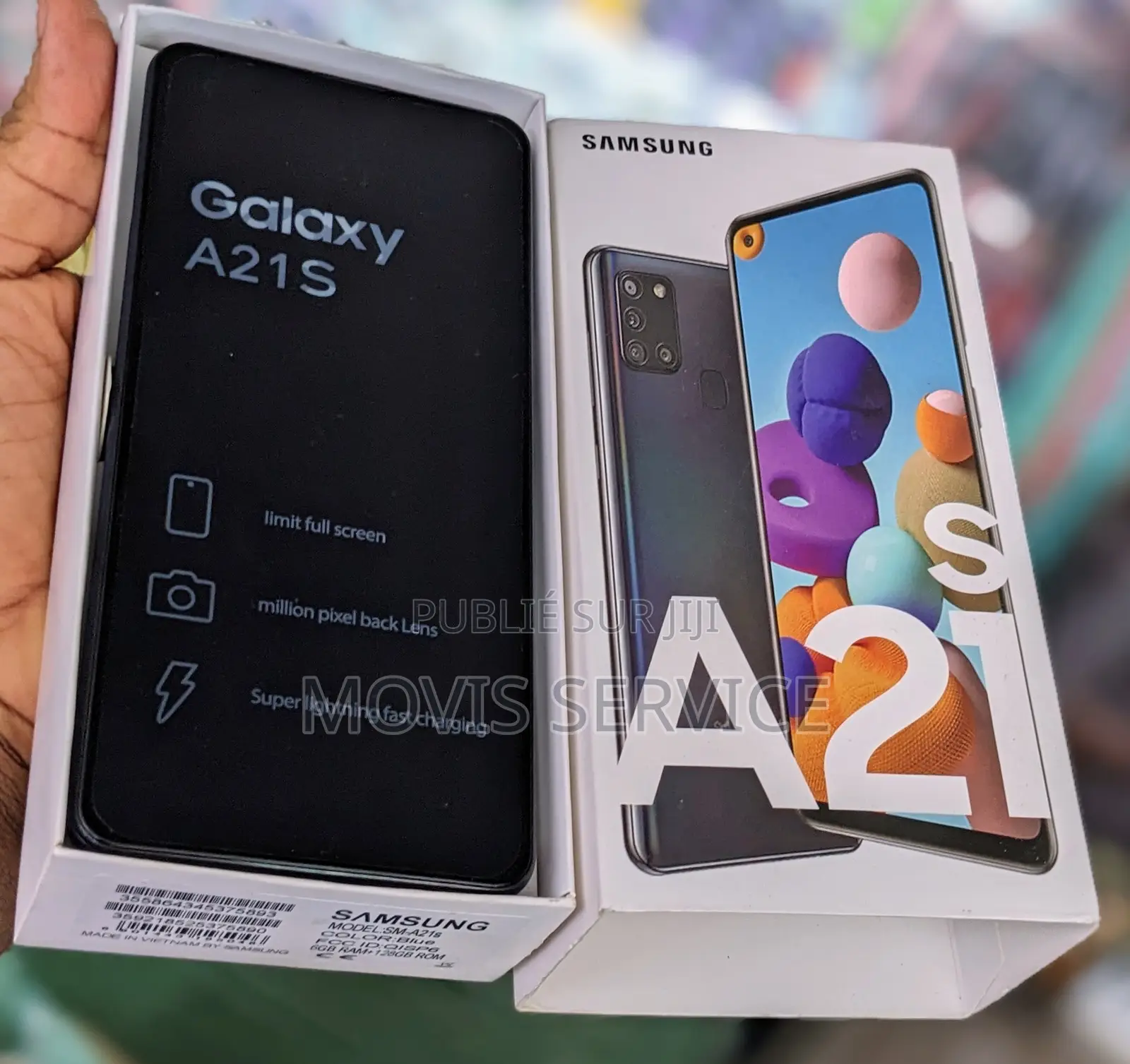New Samsung Galaxy A21s 128 GB Bleu
