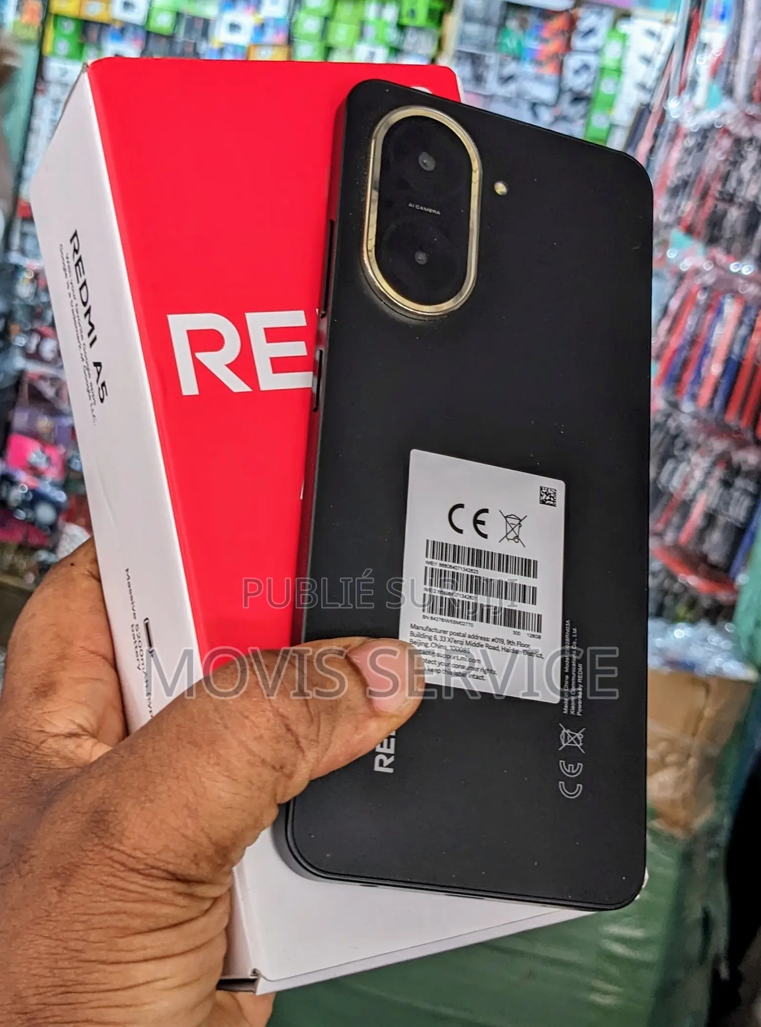 New Xiaomi Redmi A5 4G 128 GB Black