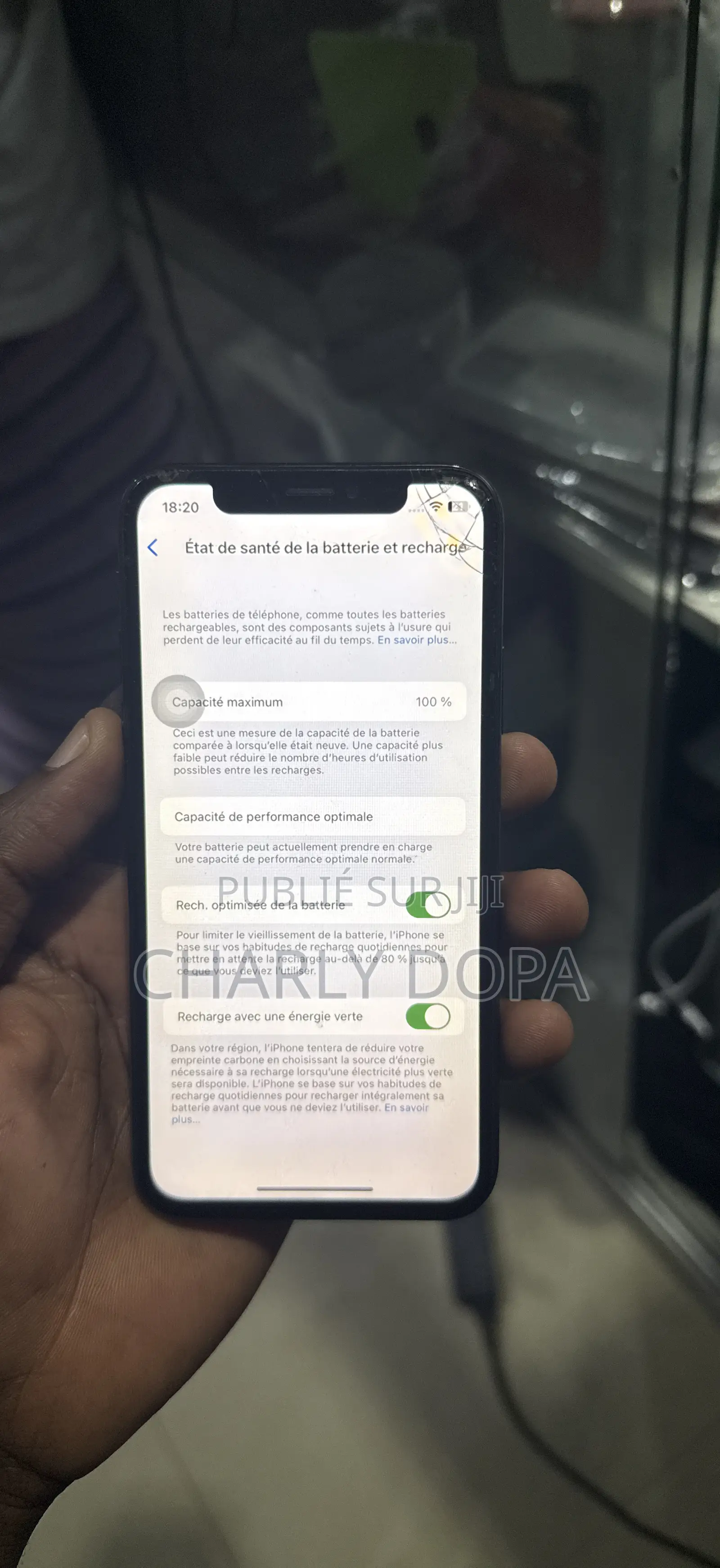 Pomme iPhone X 64 GB Noir