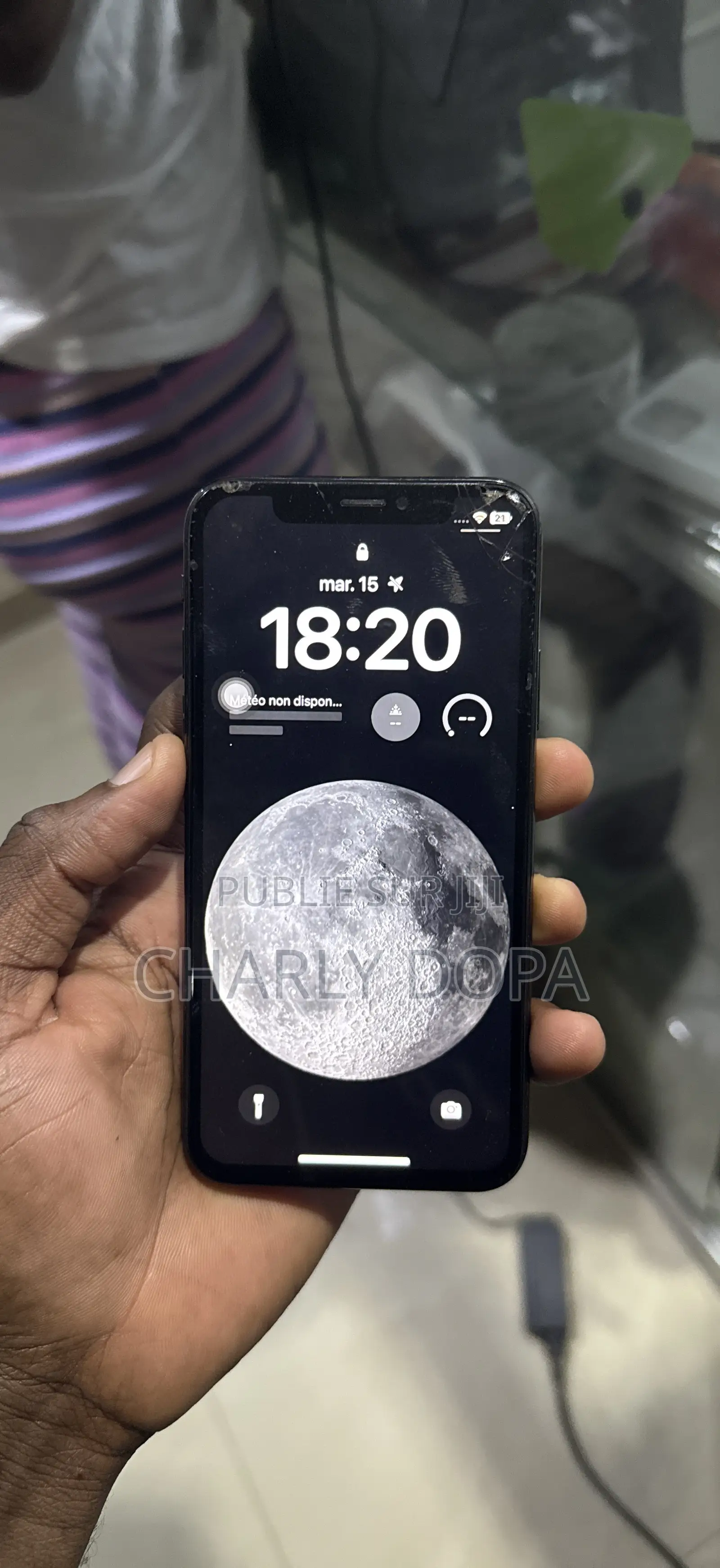 Pomme iPhone X 64 GB Noir