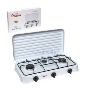 Photo - Réchaud À Gaz Ocean Deluxe 3 Brûleurs 
- Modèle : 2855
-