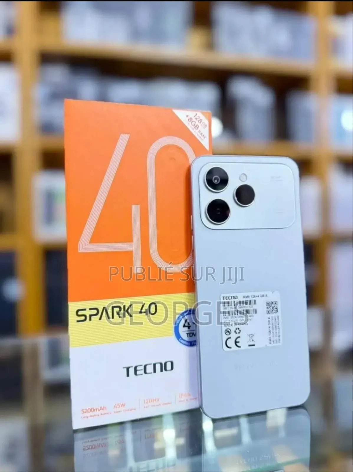 New Tecno Spark 40 128 GB Rouge