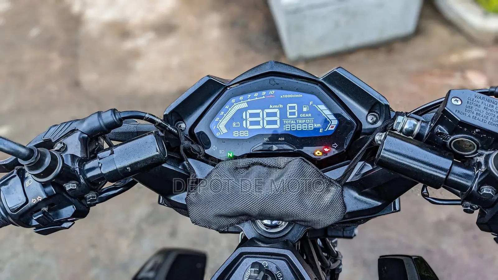 Neuf Haojue DR190S 2022 Noir