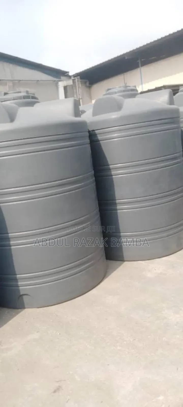 Fût d'Eau Tanks Ivoire