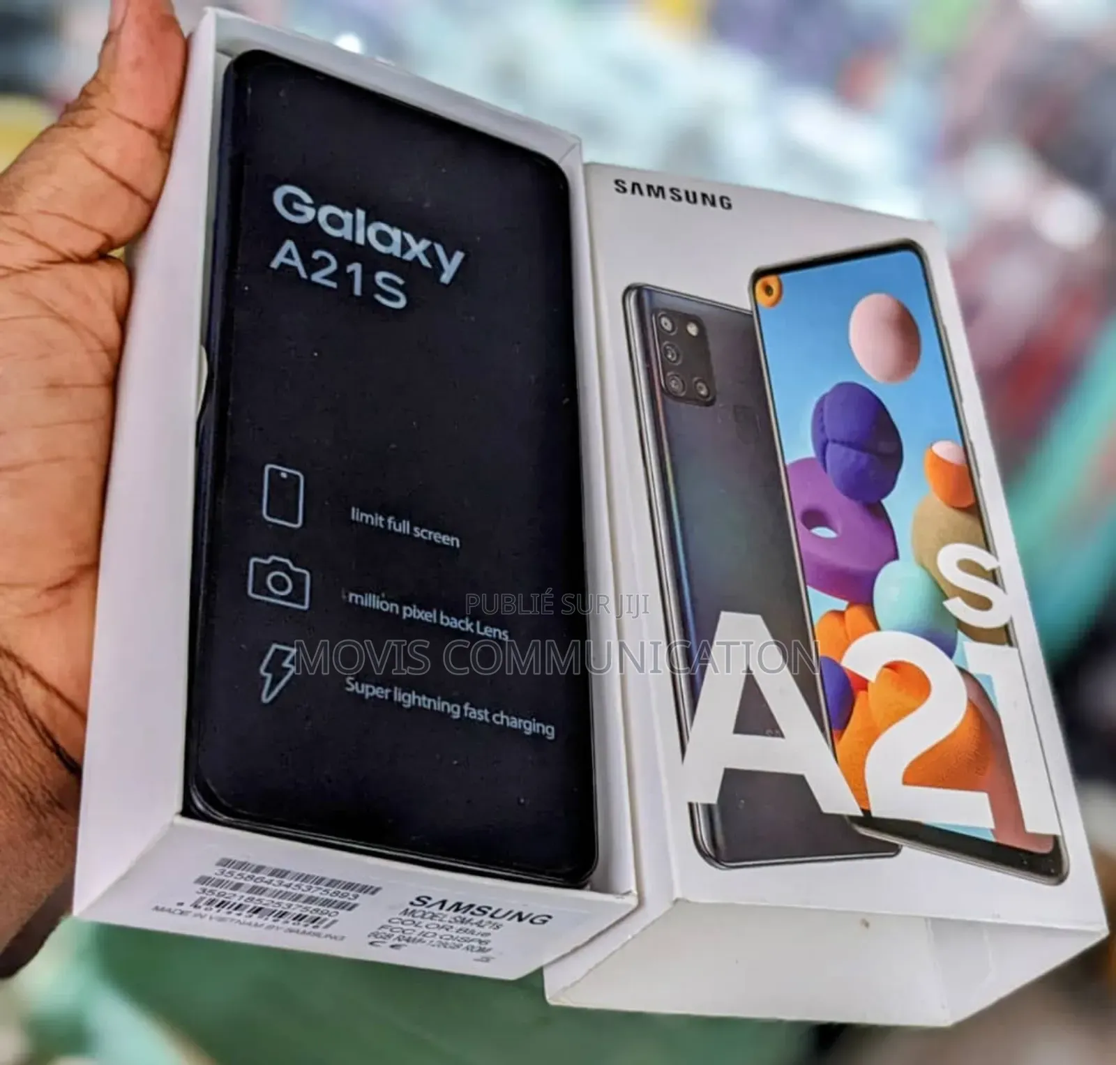 New Samsung Galaxy A21s 128 GB Bleu