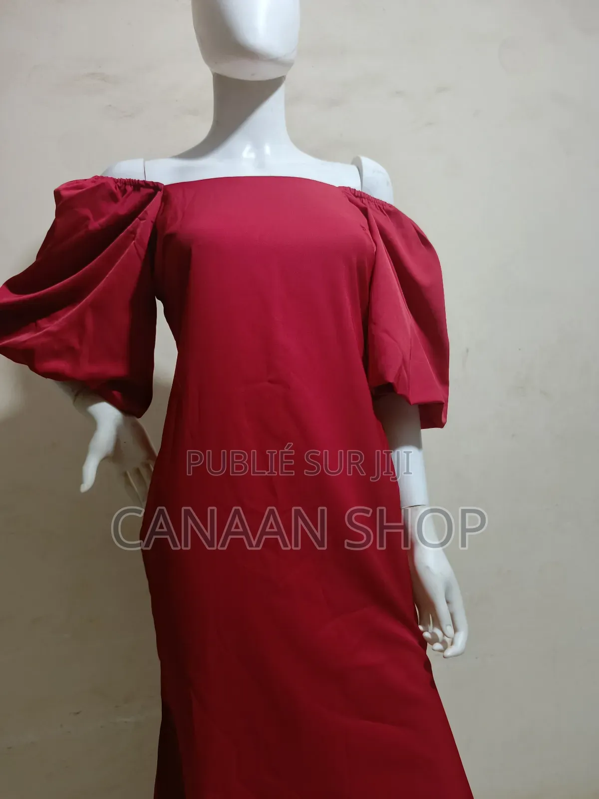 Robe À Manche Bouffante