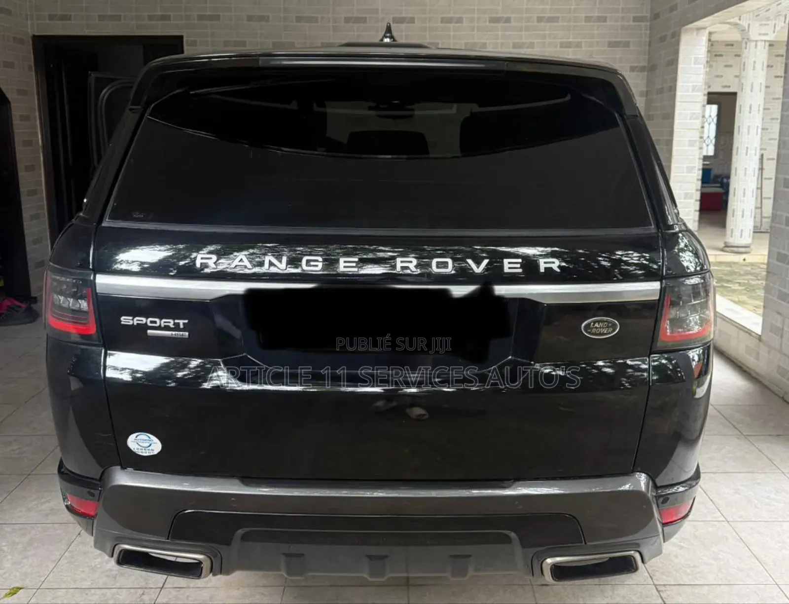 Land Rover Range Rover Sport SVR 2018 Noir