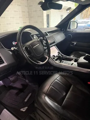 Land Rover Range Rover Sport SVR 2018 Noir