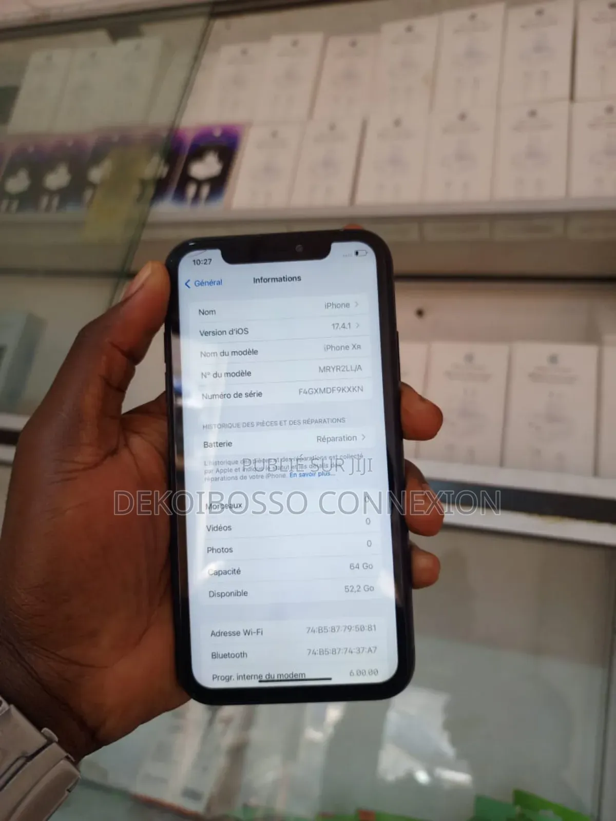 Apple iPhone XR 64 GB Noir