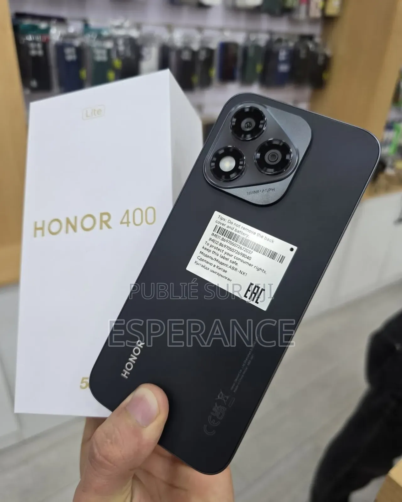 New Honor 400 256 GB Blanc