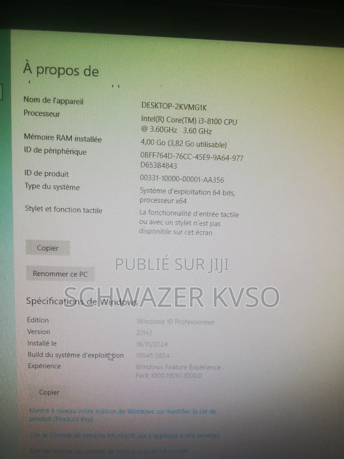 Ordinateur De Bureau HP ProDesk 400 4GB Intel Core I3 HDD 1T