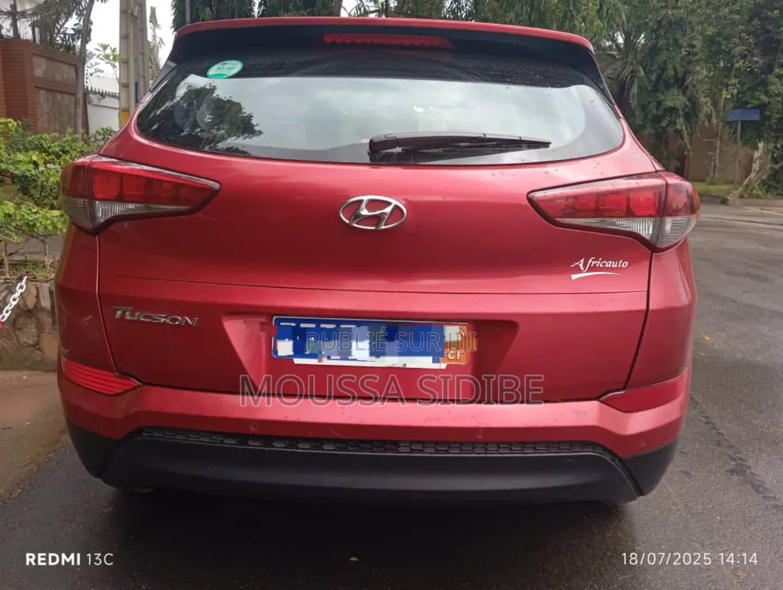 Hyundai Tucson Limited AWD 2017 Rouge