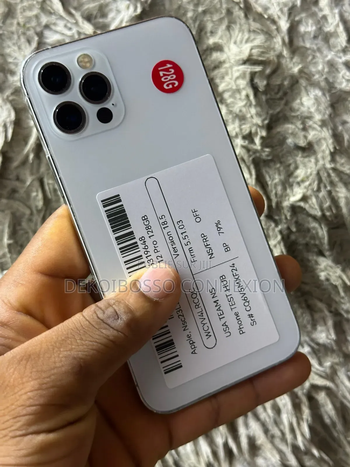 Pomme iPhone 12 Pro 128 GB Blanc