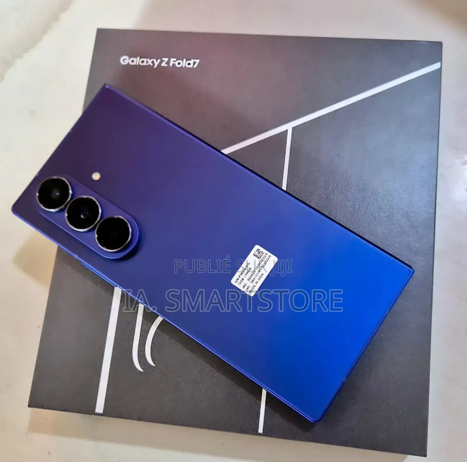 Nouveau Samsung Galaxy Z Fold7 256 GB Bleu