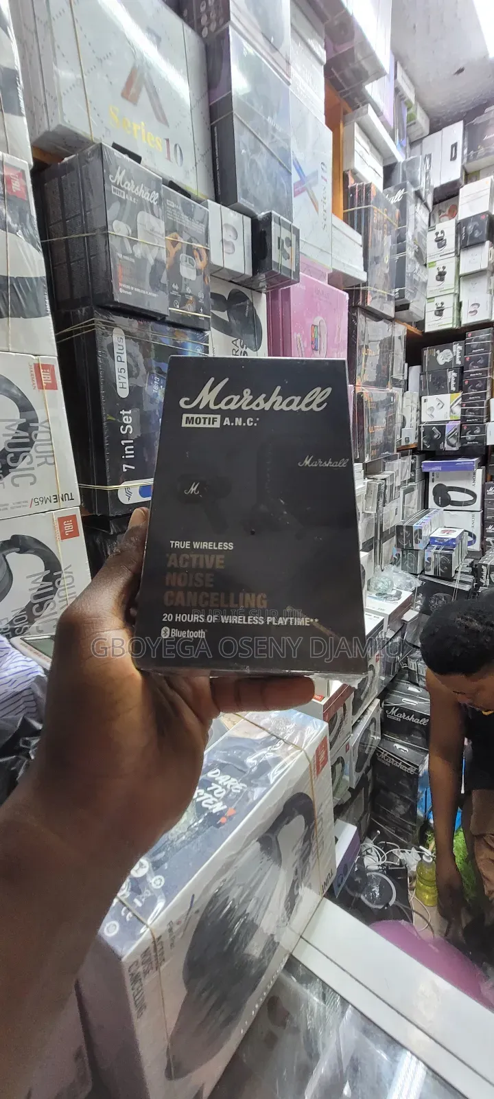 Écouteurs Sans Fil Marshall Motif A.N.C