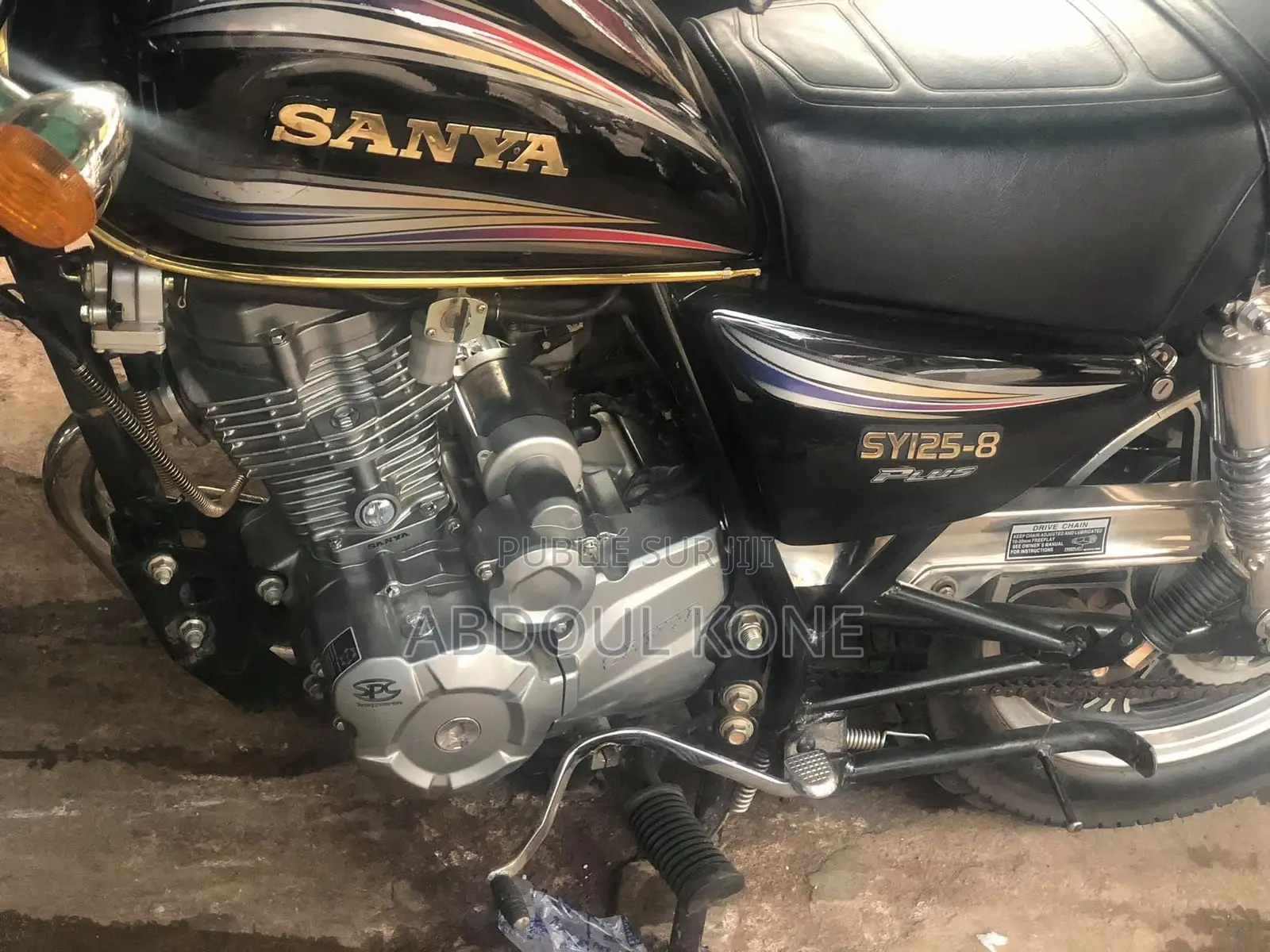 Neuf Sanya SY125-8 2021 Noir