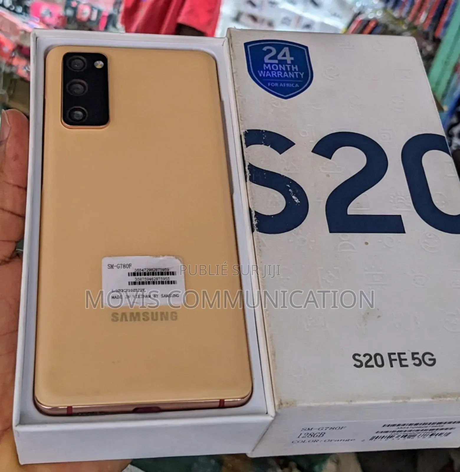 New Samsung Galaxy S20 FE 128 GB Orange