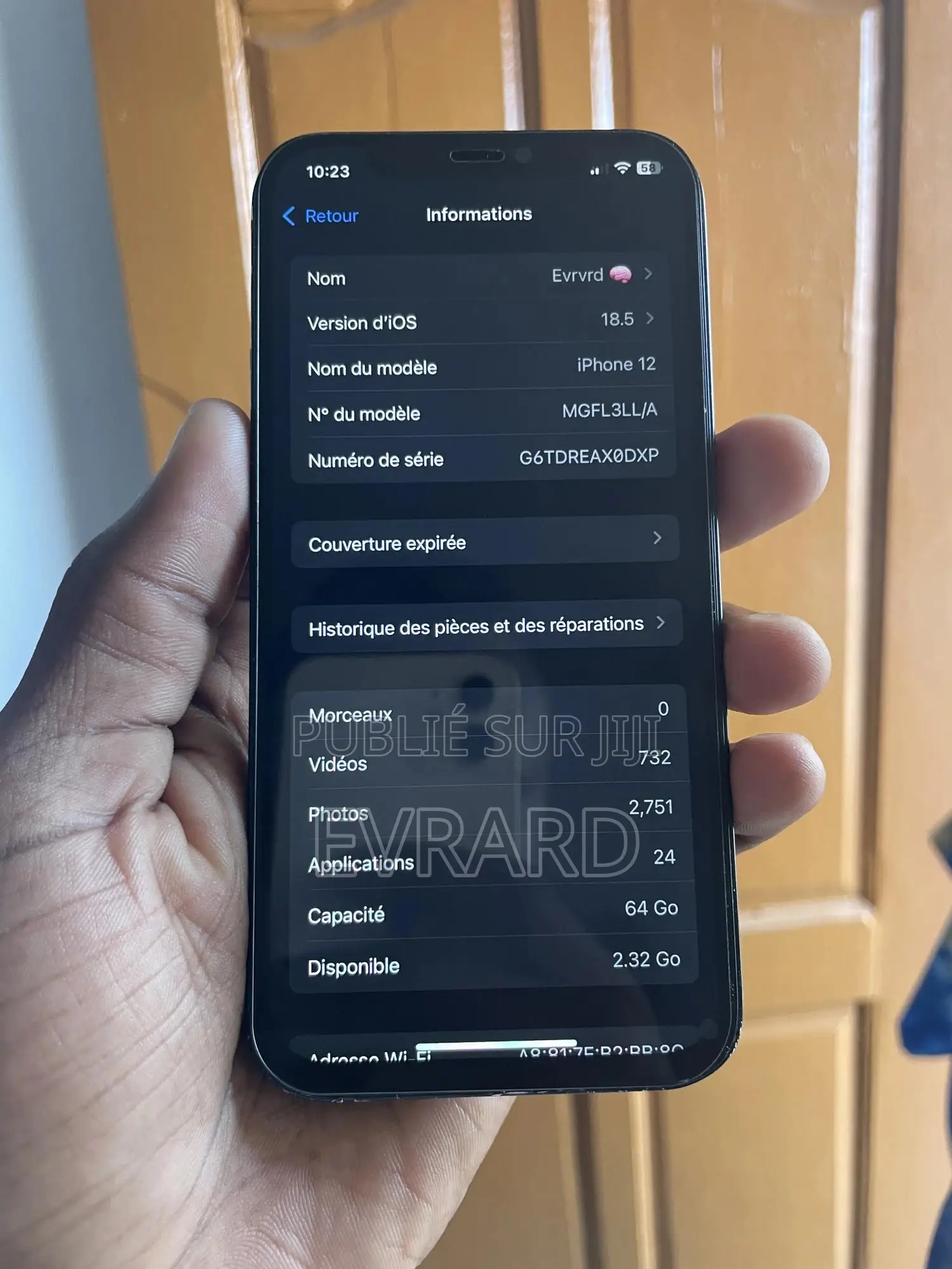 New Apple iPhone 12 128 GB Black