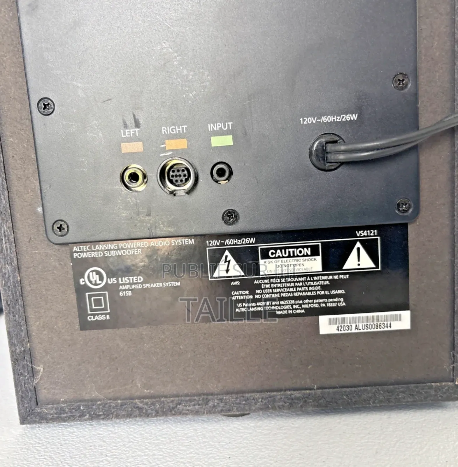 Caisson De Basse ( Subwoofer )