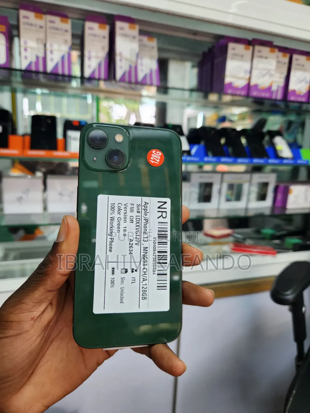 New Pomme iPhone 13 128 GB Vert