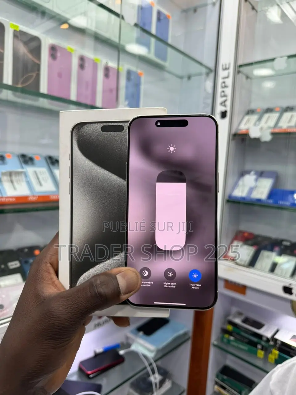 New Pomme iPhone 15 Pro Max 256 GB Argenté