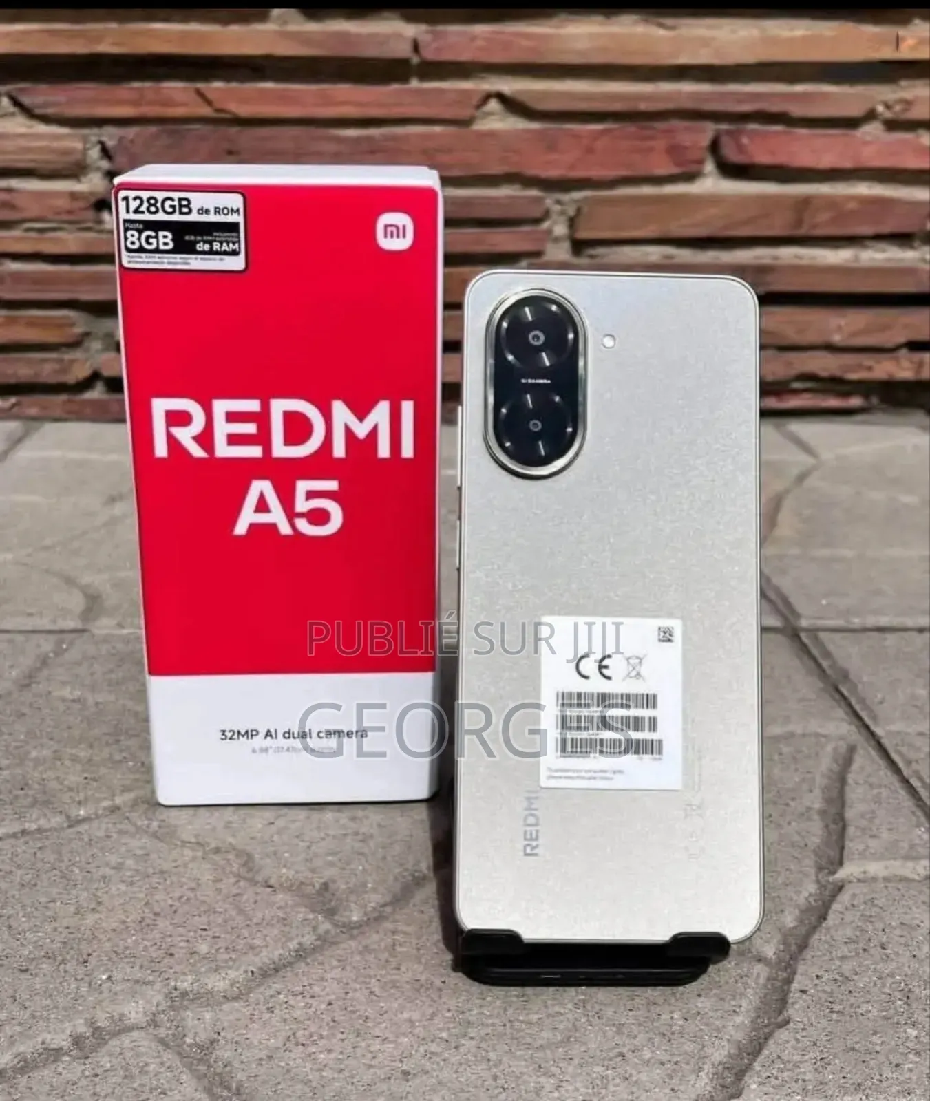 New Xiaomi Redmi A5 4G 128 GB Rouge
